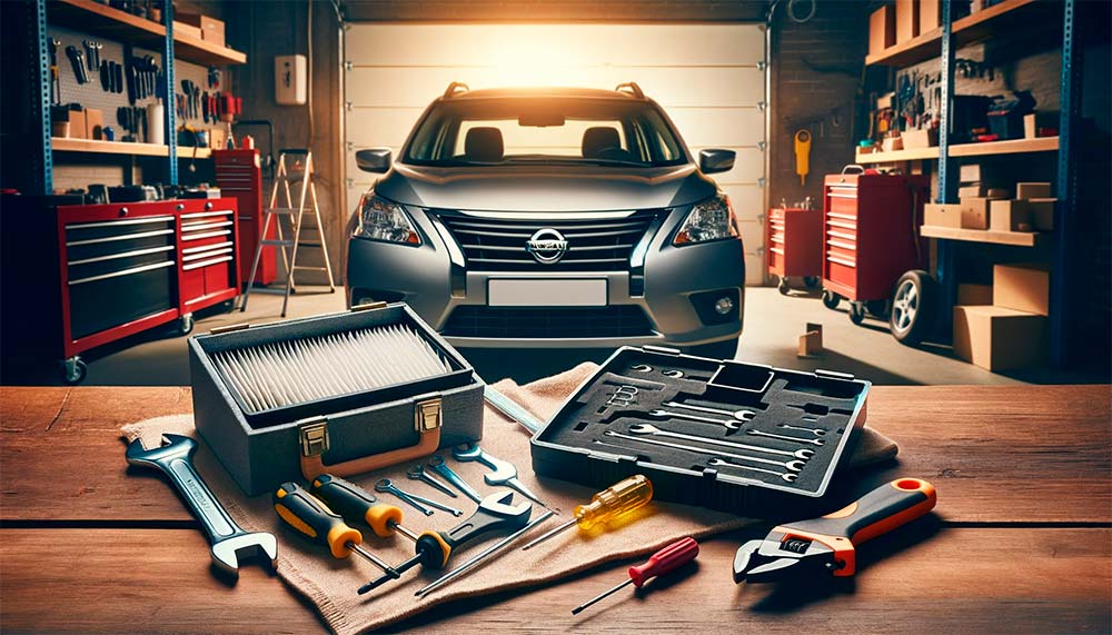 An-image-of-a-garage-setting-with-various-car-maintenance-tools,-symbolizing-the-DIY-approach-to-car-care